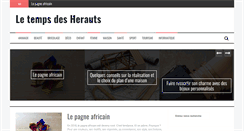 Desktop Screenshot of letempsdesherauts.com